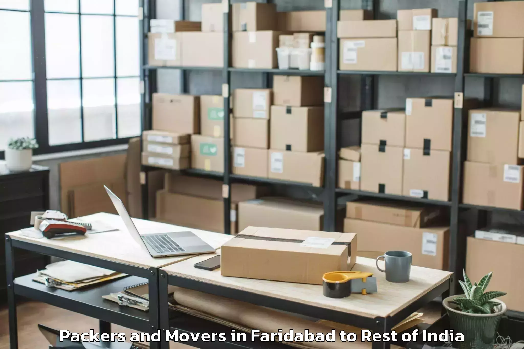 Book Faridabad to Heingang Packers And Movers Online